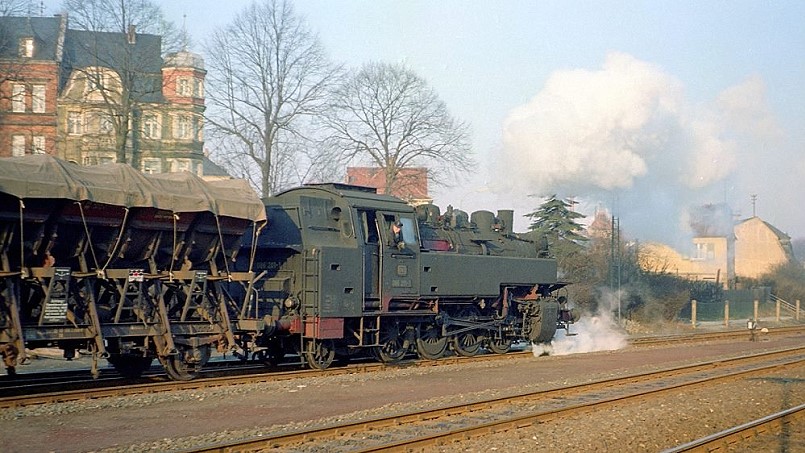 Bauarbeiten mit 086 201-1 - Bauarbeiten in Hildbrandsgrün - Foto: Werner Peterlick