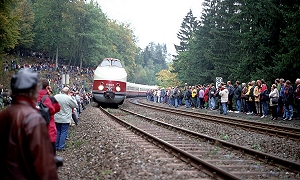 Eisenbahnstimmung auf der Schiefen Ebene - Foto: Roland Fraas