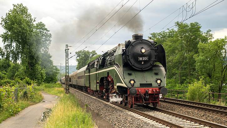 Entlang des Rheins 2018: DB Museum Koblenz - 18 201 - Foto: Max Köhler, Jägersruh