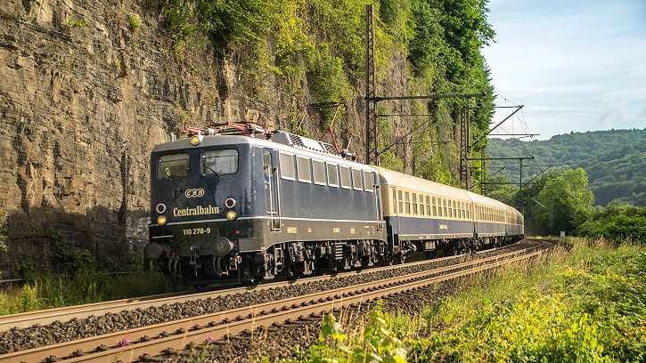 Entlang des Rheins 2018: DB Museum Koblenz - 110 278-9 - Foto: Max Köhler, Jägersruh