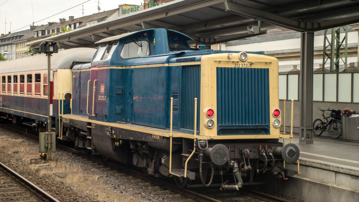 Entlang des Rheins 2018: DB Museum Koblenz - 212 372-7 - Foto: Max Köhler, Jägersruh