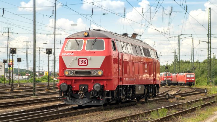 Entlang des Rheins 2018: DB Museum Koblenz - 218 402-6 - Foto: Max Köhler, Jägersruh