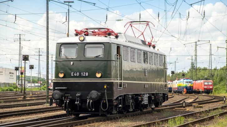 Entlang des Rheins 2018: DB Museum Koblenz - E 40 128 - Foto: Max Köhler, Jägersruh