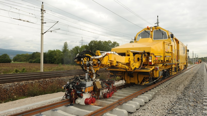 2.&nbsp;Januar 2026: 87.&nbsp;M&uuml;nchberger Medienabend - Hannes Holz-Koberg: L&uuml;ckenlose Gleise und Weichen - Foto: Plasser und Theurer